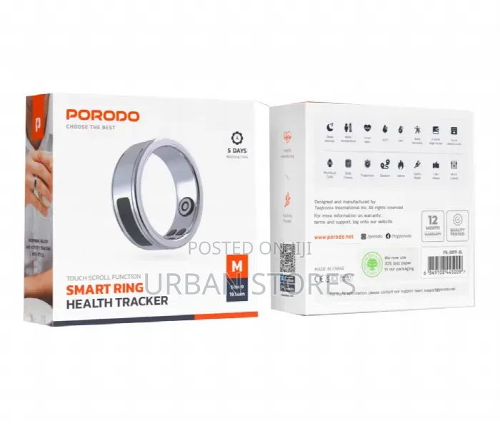 Porodo Smart Ring Health Tracker