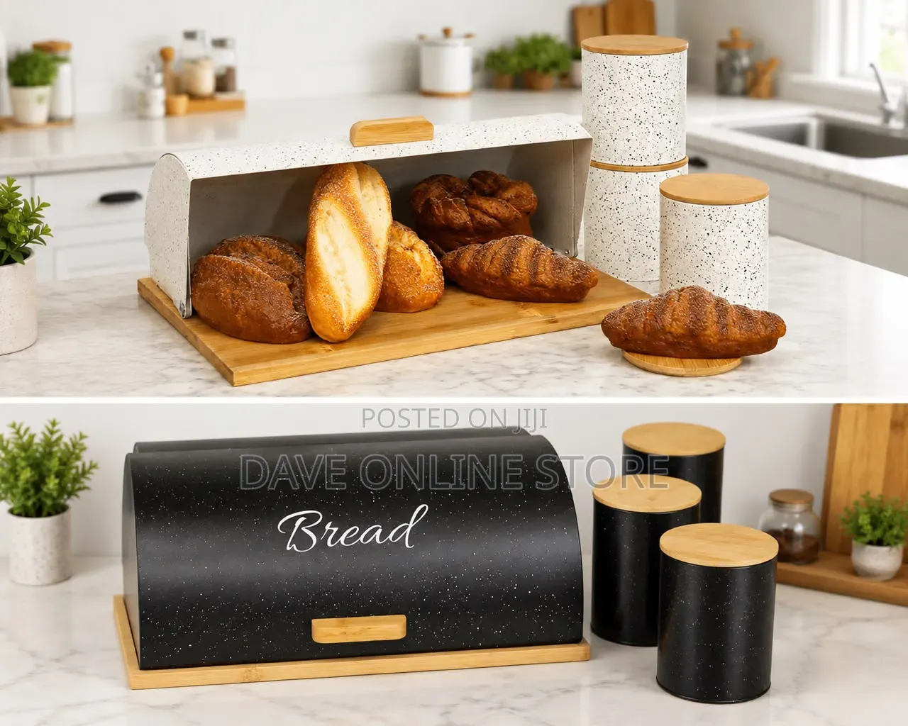 Wooden Floor Bread Bins