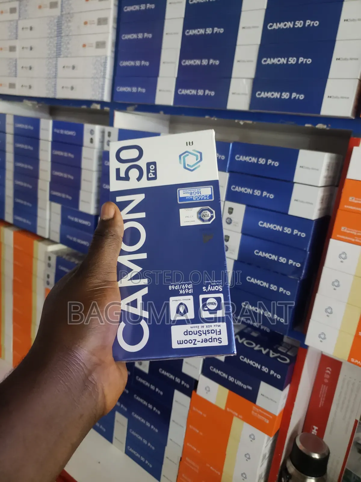 New Tecno Camon 50 Pro 256 GB Black