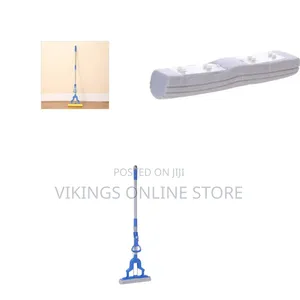 27 Cm PVA Flat Sponge Mop for Floor Cleaning, Stainless Steel