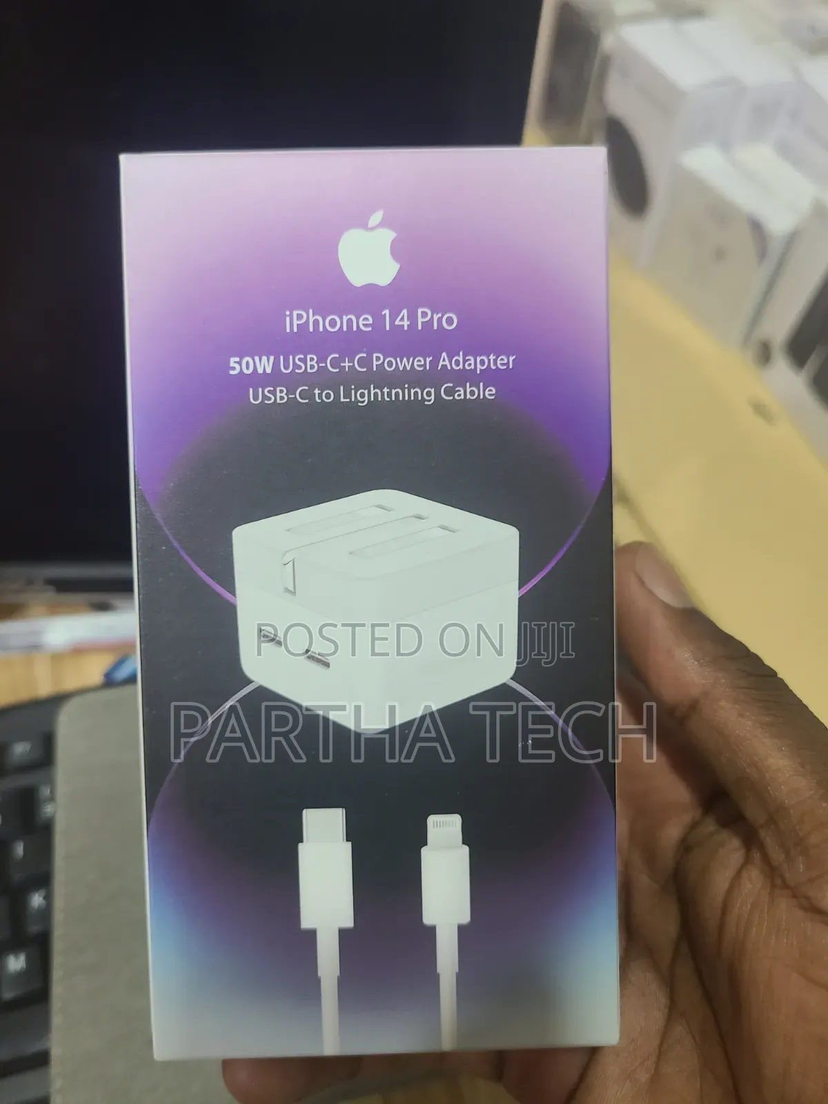 iPhone Charger 50w Dual Port + USB-C to Lightning Cable
