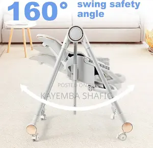 Kidilo 3-in-1 Multifunctional Baby High Feeding Chair Swing