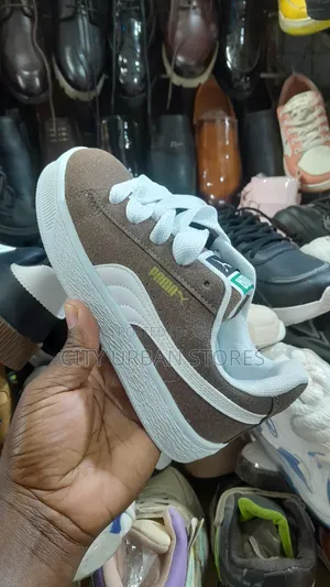 Puma Kids Brown Canvas