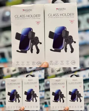 Yesido C256 Premium Tempered-Glass Gravity Car Phone Holder