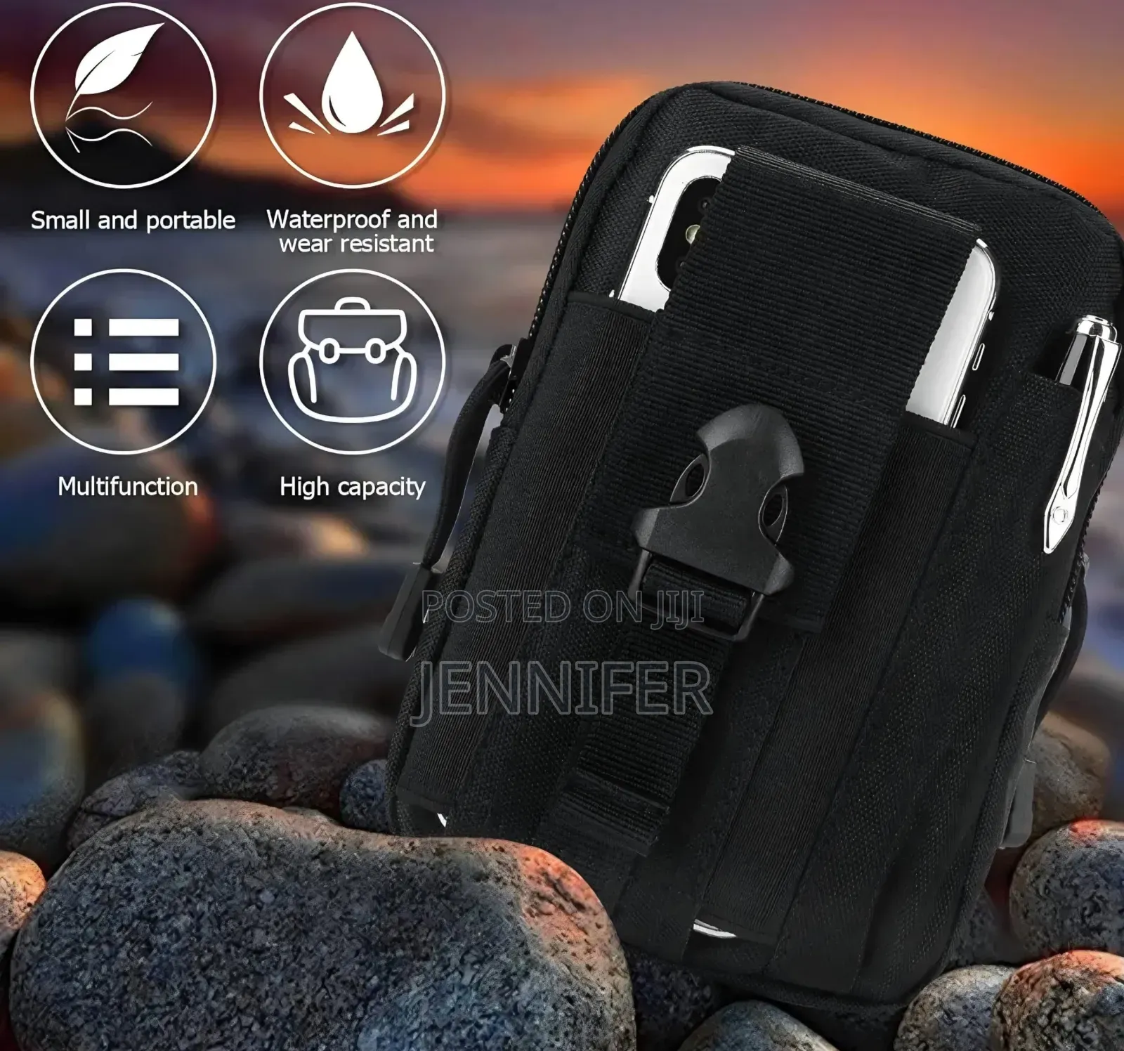 Multi Purpose Tactical Waist Belt Pouch Bag