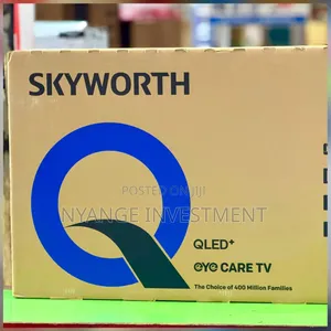 43-Inch Skyworth QLED+ Television With Google TV Operating System.