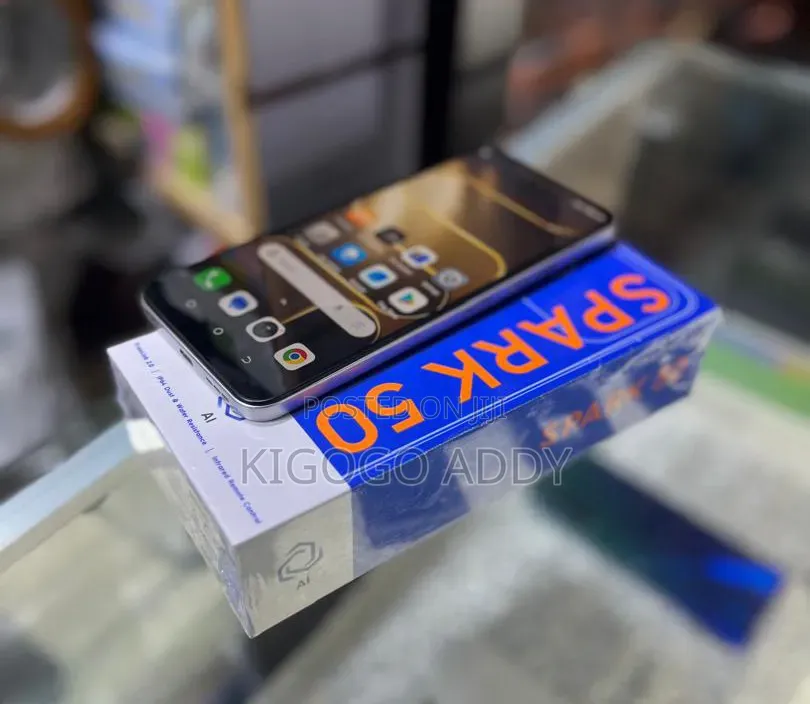 New Tecno Spark 50 128 GB Gray