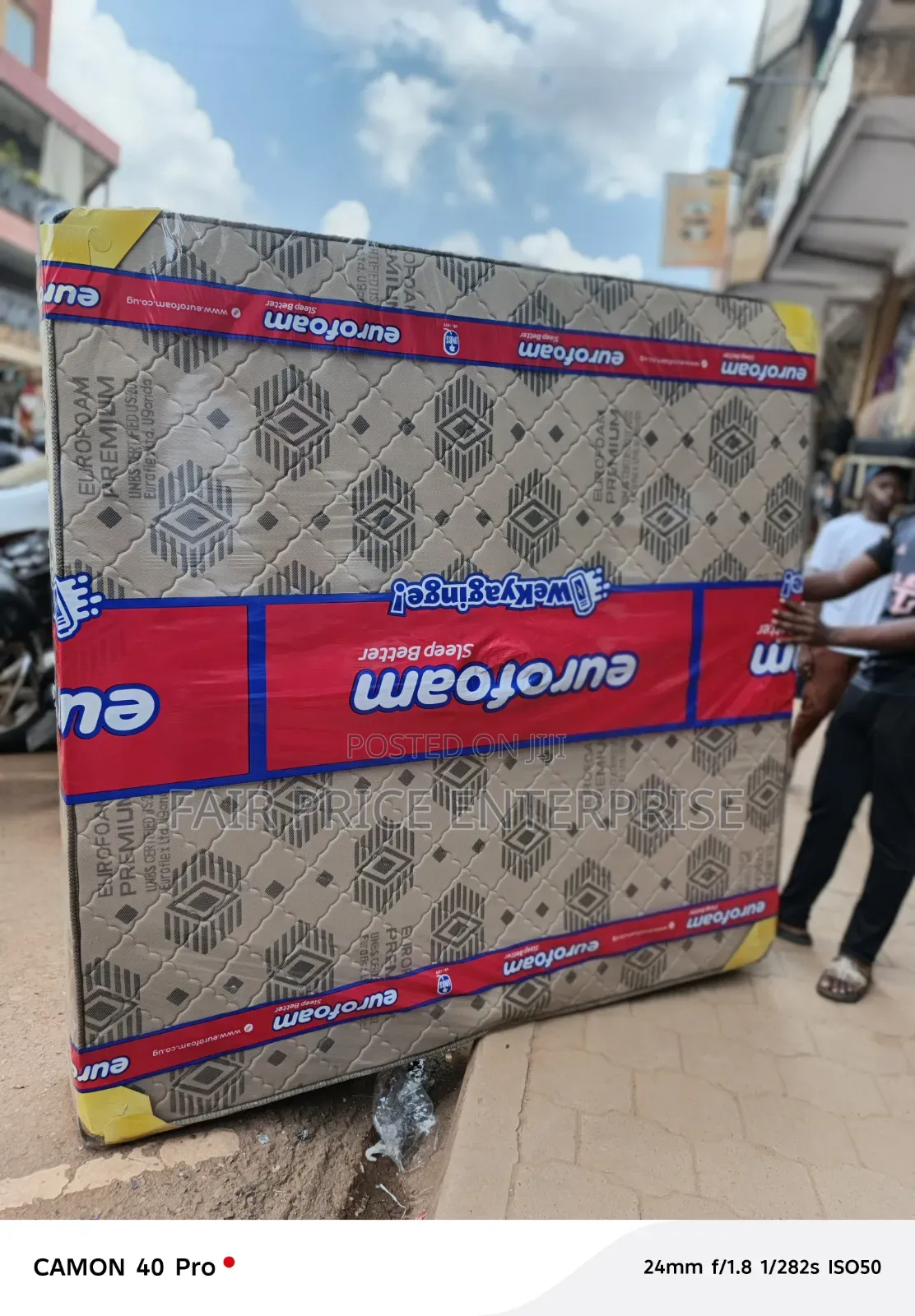 Eurofoam Mattress 5x6 by 10 Inches. Premium High Density Mattresses