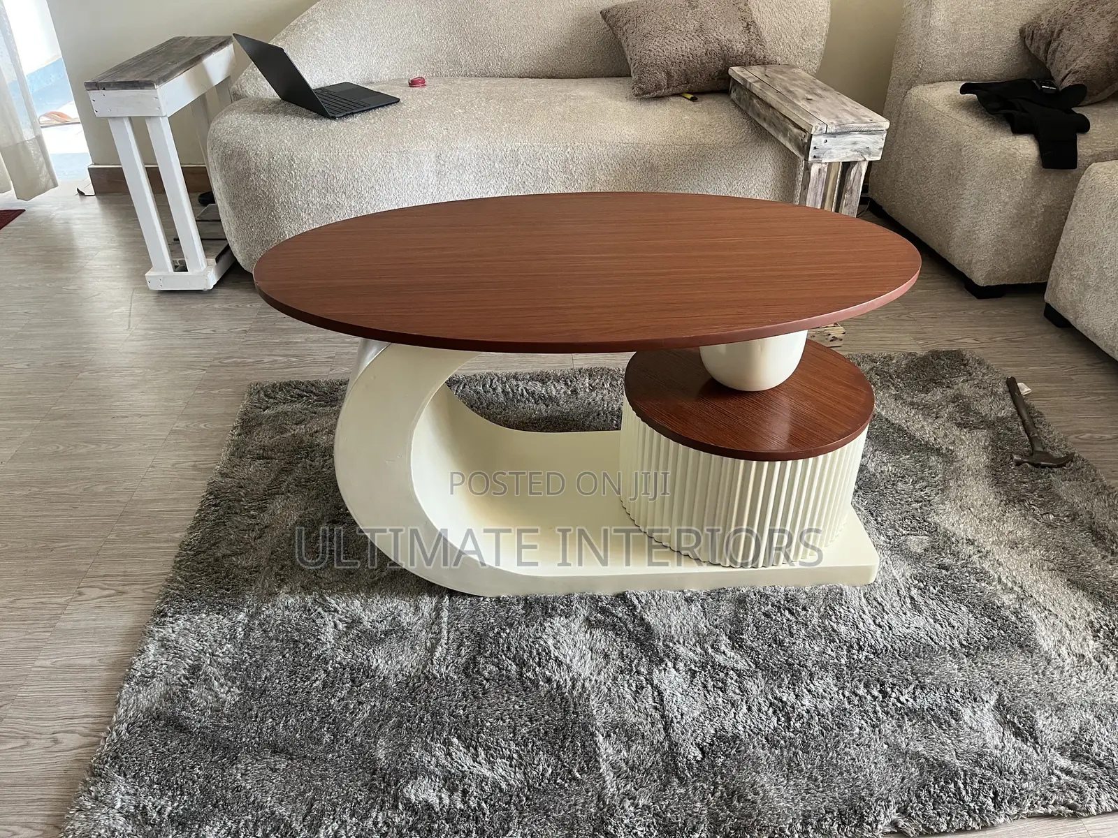 Luxury Oval Coffee Table