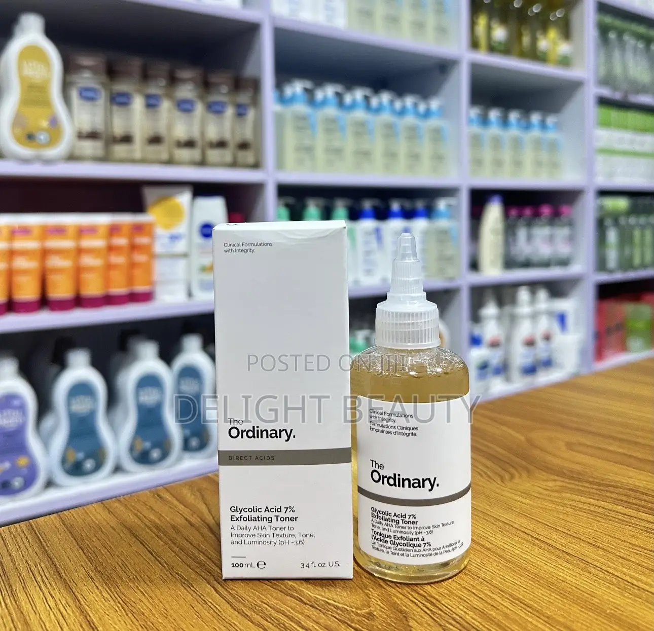 The Ordinary Glycolic Acid 7% Exfoliating Toner 100mls