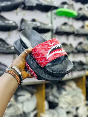 Men's Stylish Shark Camo Slide Sandals