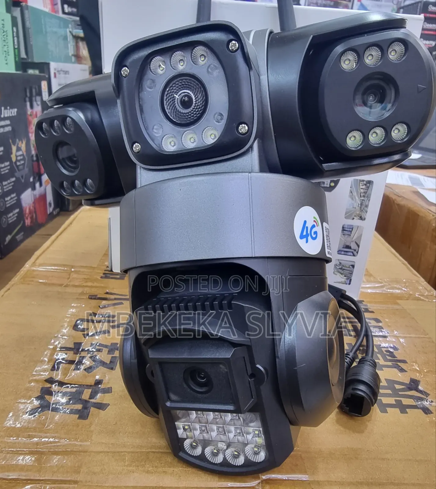 3lens 3 Screens 4G Camera Simcard Pir Colour Night