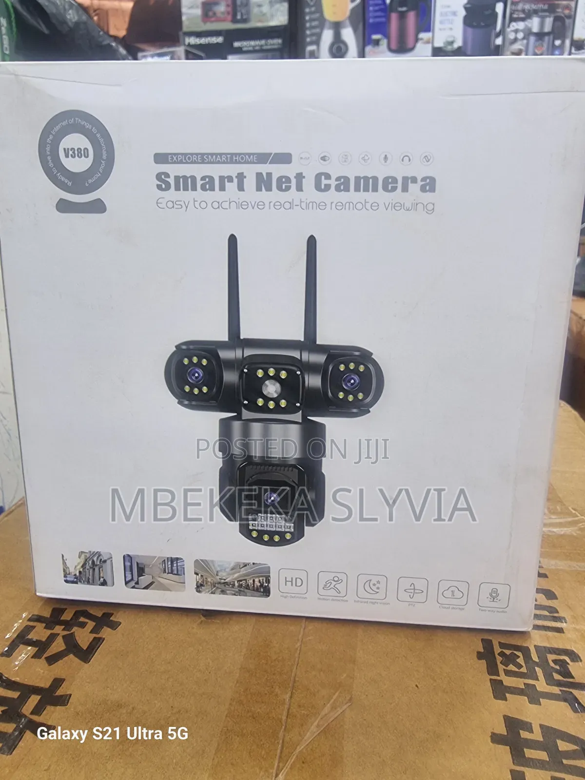 3lens 3 Screens 4G Camera Simcard Pir Colour Night
