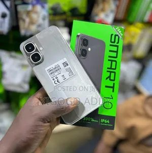 New Infinix Smart 10 128 GB Silver