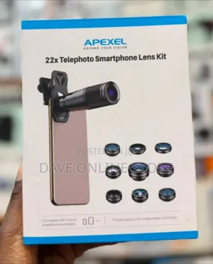 Apexel 22x Telephoto Smartphone Lens Kit