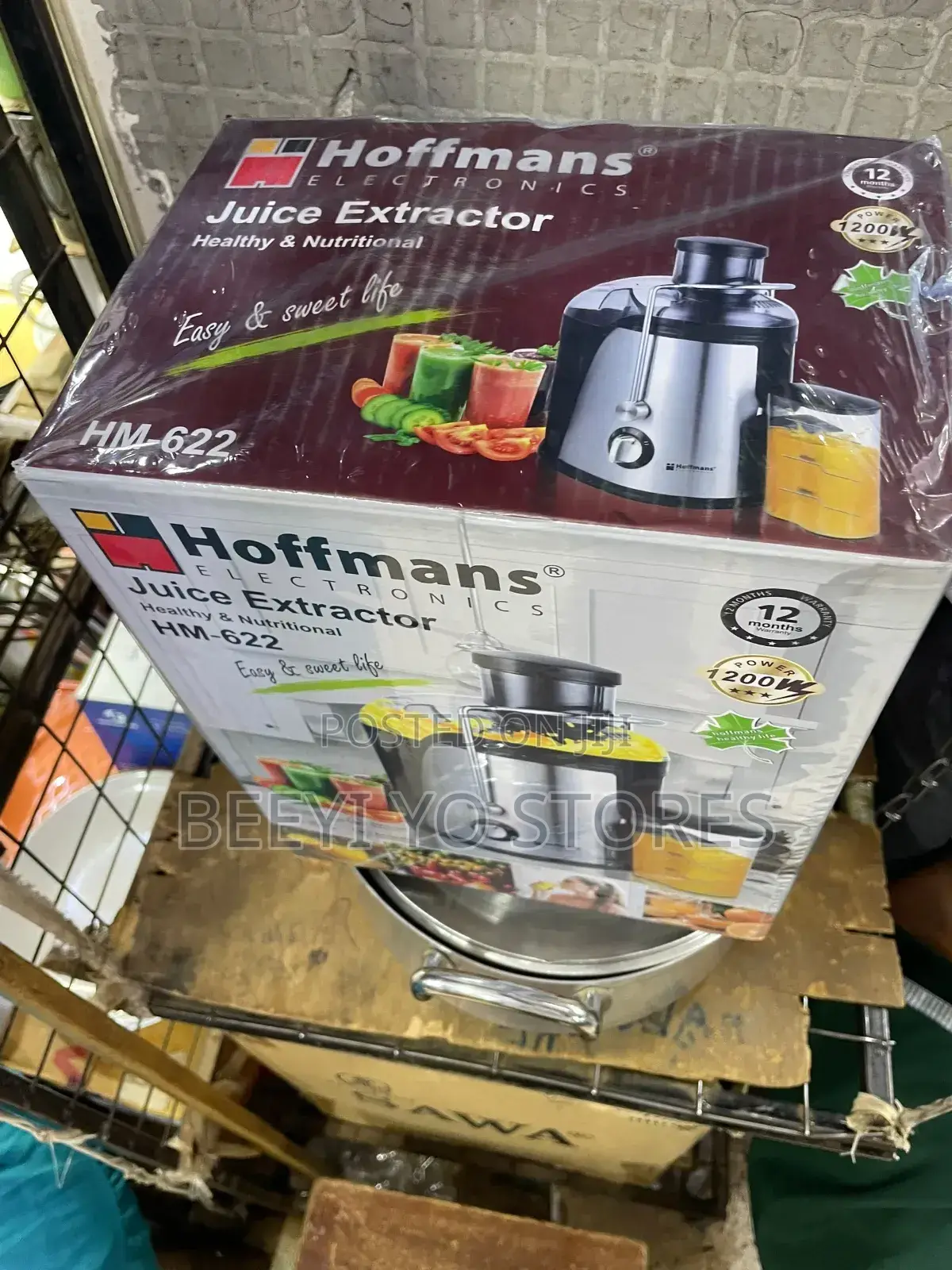 Hoffmans HM-622 Juice Extractor - 1200W