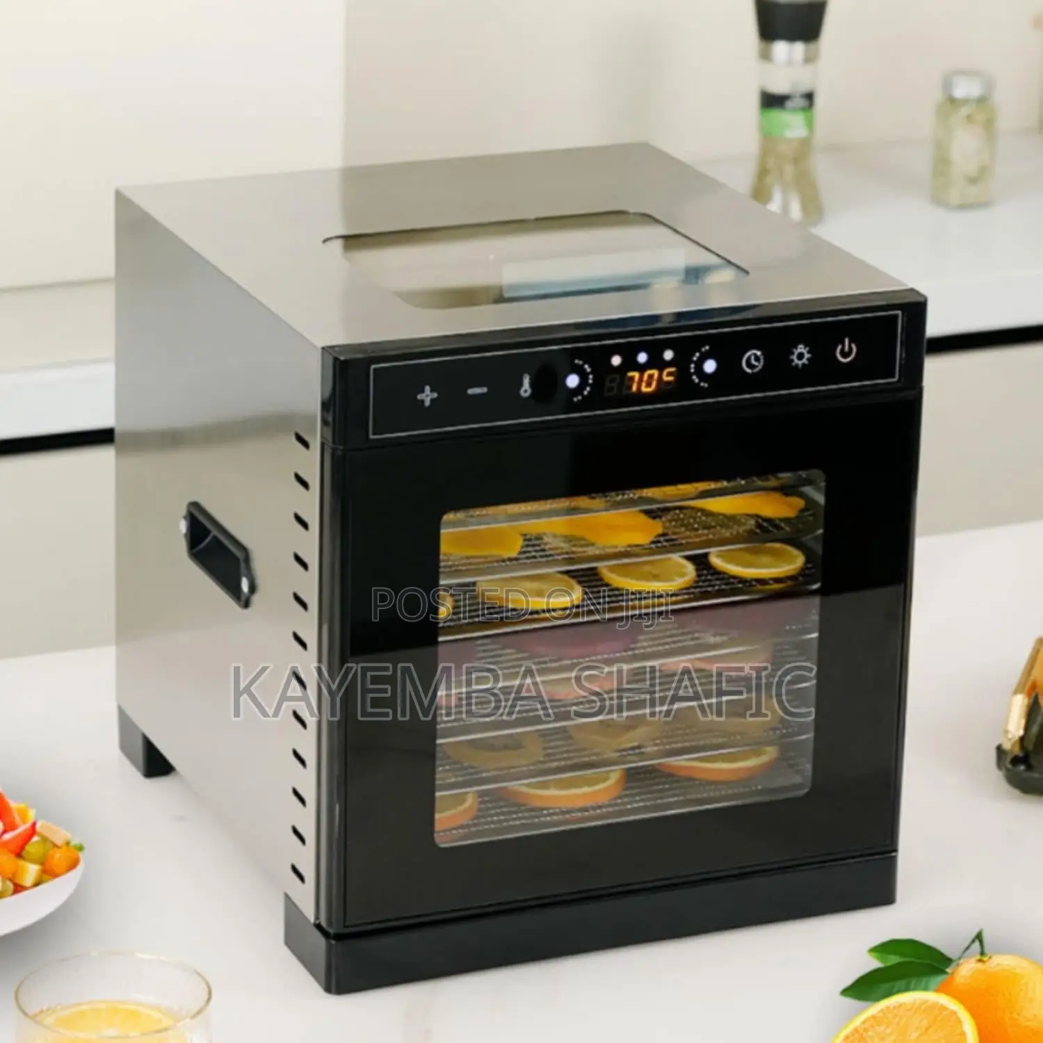 Premium 8-Tray Stainless Steel Digital Food Dehydrator