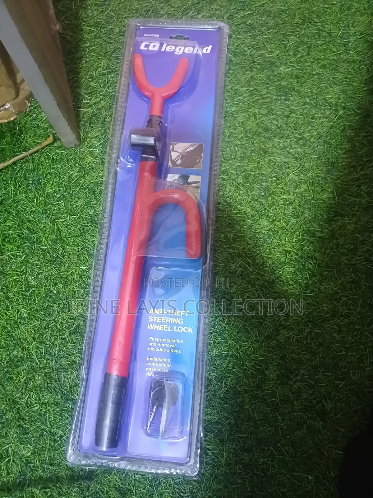 Anti-Theft Steering Wheel Lock.