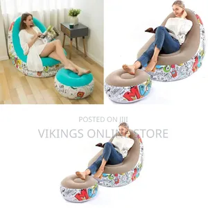 Lazy Sofa, Inflatable Sofa, Family Inflatable Lounge Chair, Graffiti