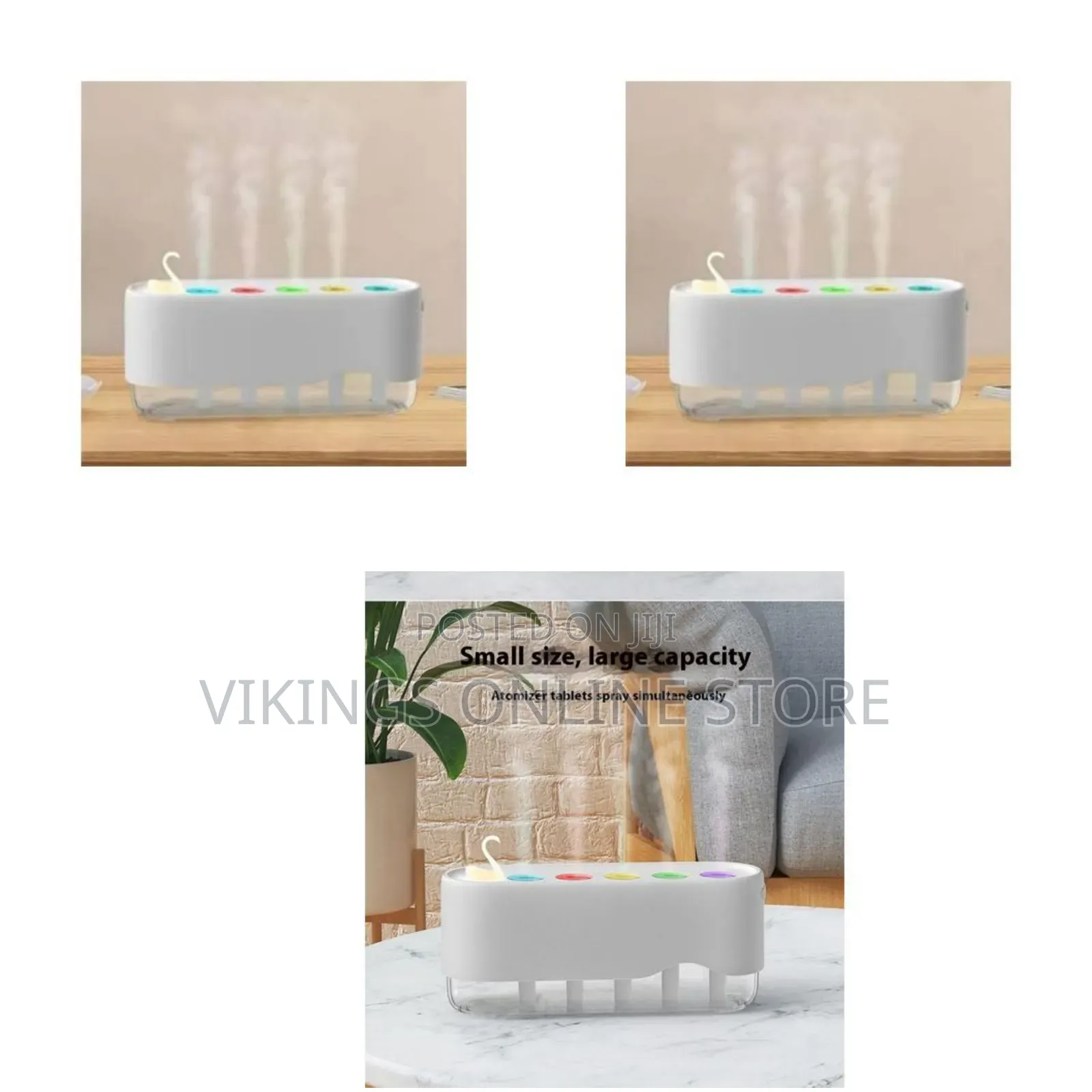 Desktop 600ml USB Type-C Colorful Light Smart Voice-Activated Control