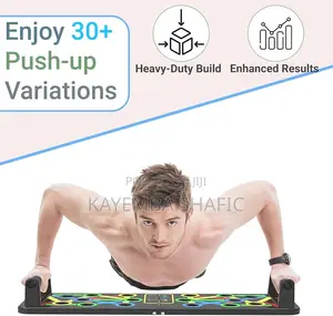 9-in-1 Foldable Push Up Board - Portable Fitness Gym Stand