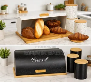 Wooden Floor Bread Bins