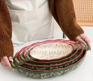 4pc Vintage Bohemian Lasagna / Bakeware