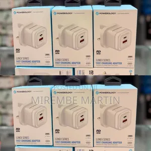 Powerology Lunex Series Fast Charging Adapter With 35W Power Delivery
