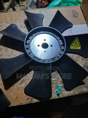 7-Blade Heavy-Duty Plastic Engine Cooling Fan Blade, as Radiator