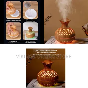 300ML Flower Vase USB Mini Humidifier Ultrasonic Air Freshener