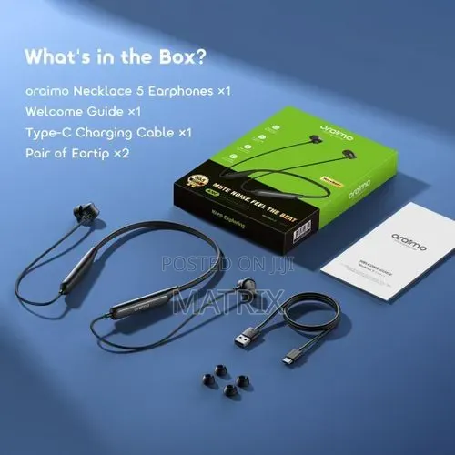 Oraimo Necklace 5 Wireless Neckband Earphones (OEB-611)
