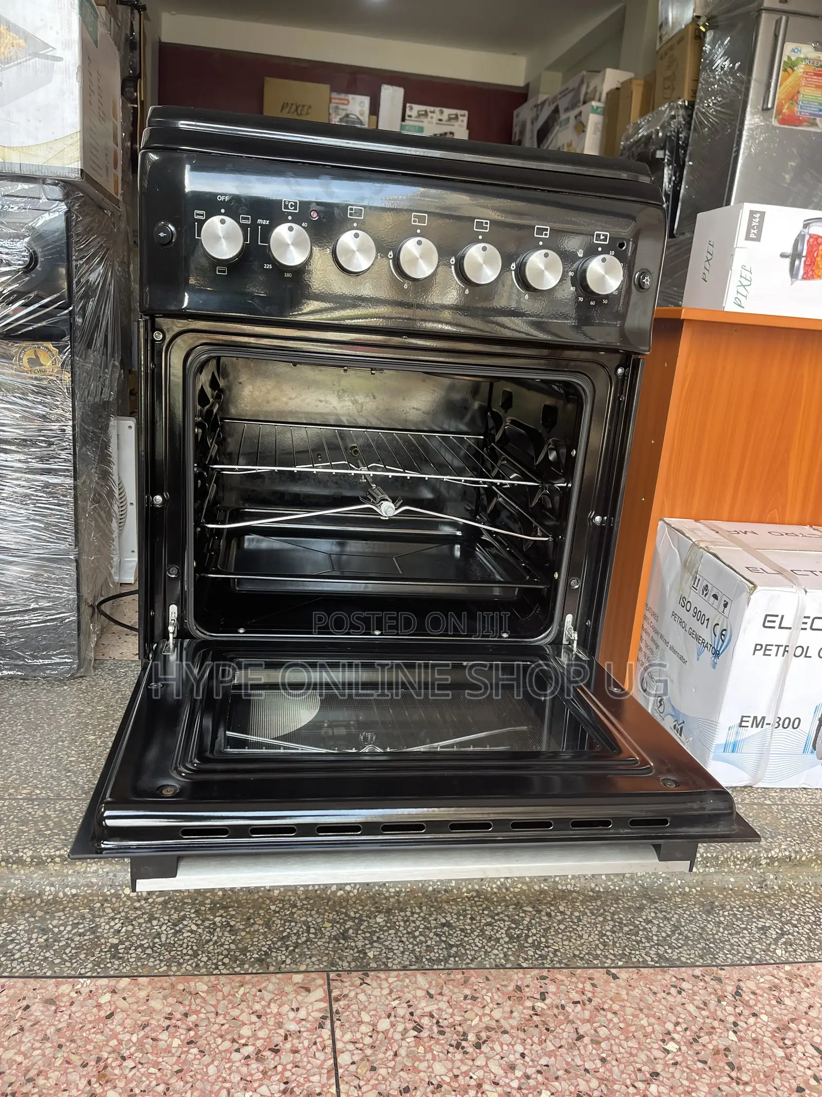 1month Imported Used 60/60 Inches Blueflame 3+1 Electric Gas Cooker