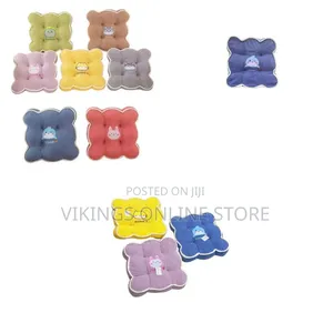 1 Piece of Square Biscuit Shaped Floor Pillows 15.7X15.7In Funny