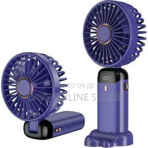 Purple Foldable Mini Handheld Fan