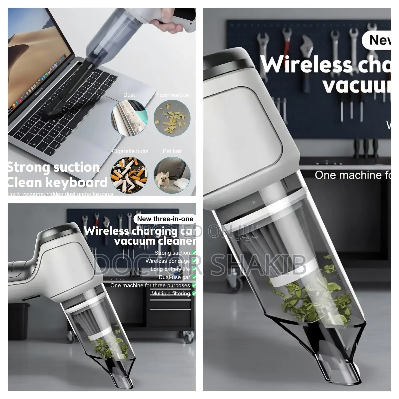 Portable Car Cordless Vacuum and Blower