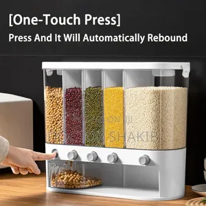 5-Compartment, Wall-Mounted Food Dispenser