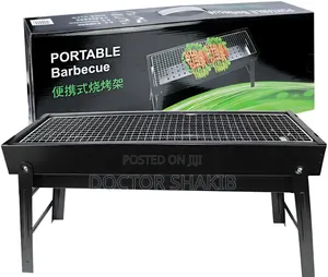 Portable Folding Stainless steelCharcoal Barbecue Grill