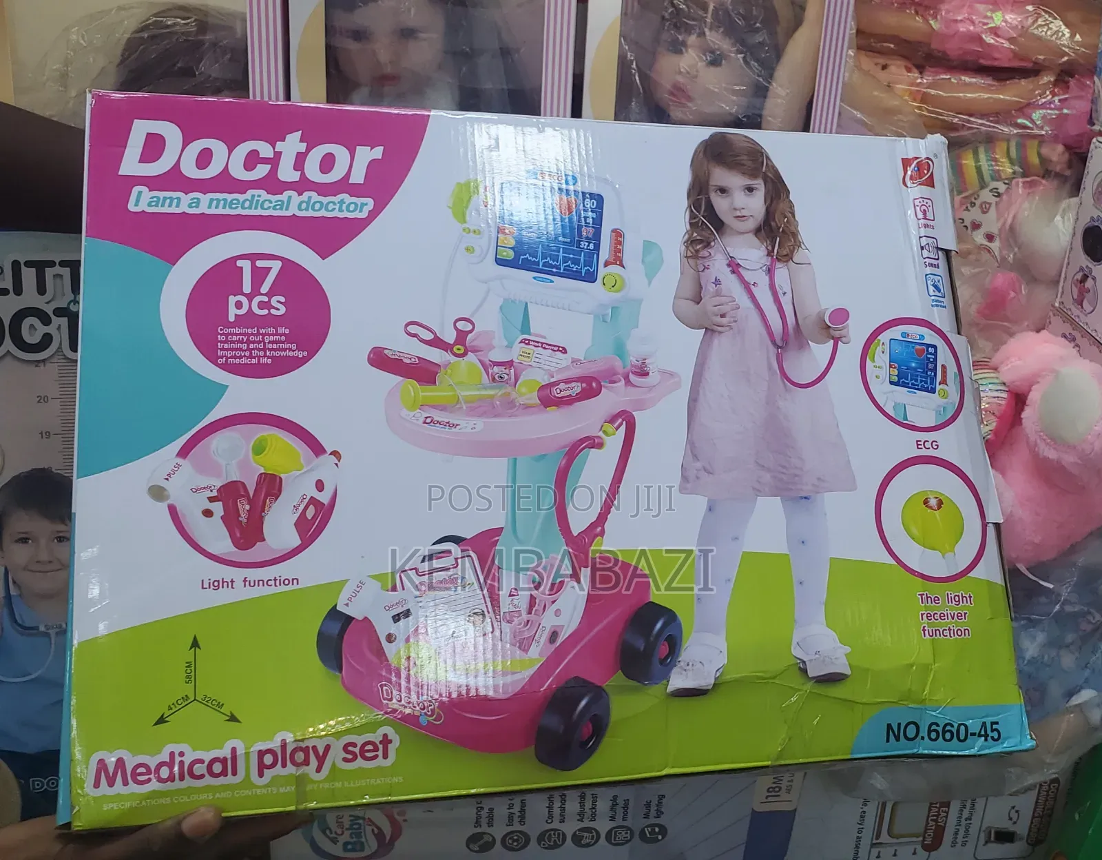 17-Pieces Medical Play Set for Kids