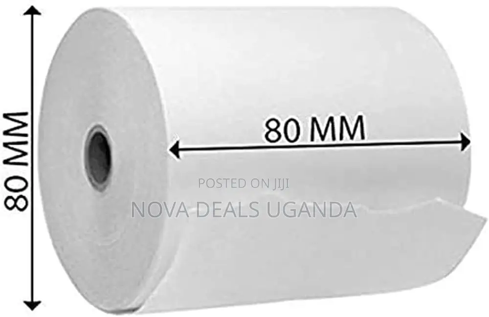 POS Receipt 80x80mm Thermal Roll Paper 50 Roll Per Box