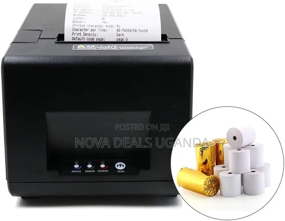 POS Receipt 80x80mm Thermal Roll Paper 50 Roll Per Box