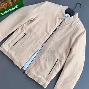 Stoncs Beige Cotton Shirt Collar Jacket