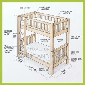 Beds/Kids Deckers From In Any Colour of Choice + Delivery