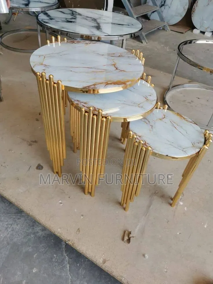 Modern Center Tubals Made Up of Metal