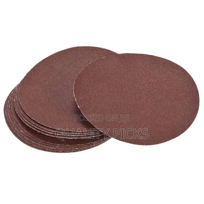 100Pcs Pack Fiber Sanding Disc 180mm 7 Inch for Dust Vacuum