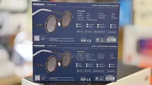 Porodo Dale Retro Round Frame Sun Glasses