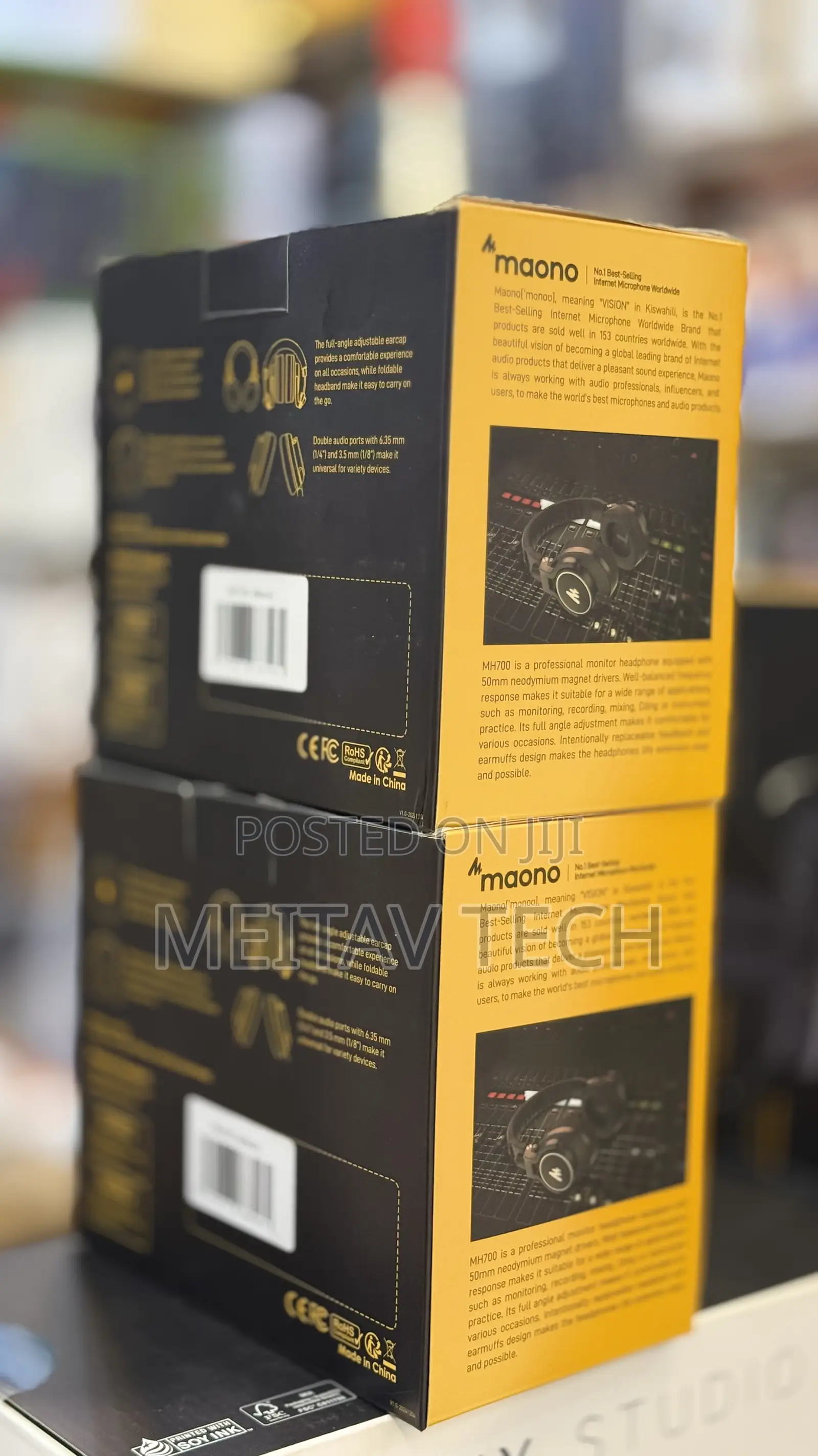 Maono Professional Studio Monitor Headphones Mh700