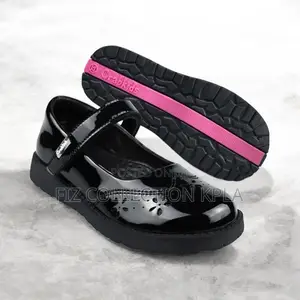Crabkids Floral Charm School Shoes
