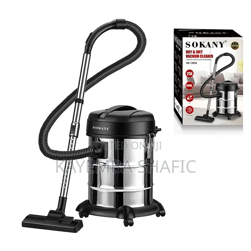 Sokany 25L Wet and Dry Drum Vacuum Cleaner 3600W (SK-13025)