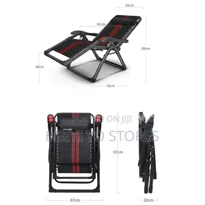 Foldable Zero Gravity Reclining Lounge Chair With Tray