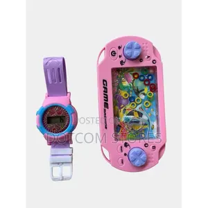 One Piece Kids Playing Water Game With Free Watch- Multi-Color